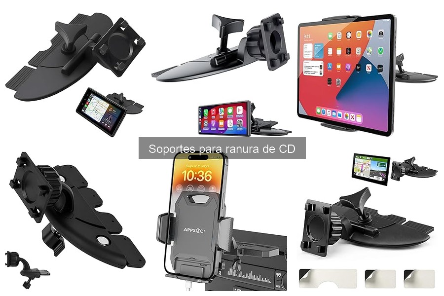 Problemas comunes con soportes de ranura de CD y soluciones