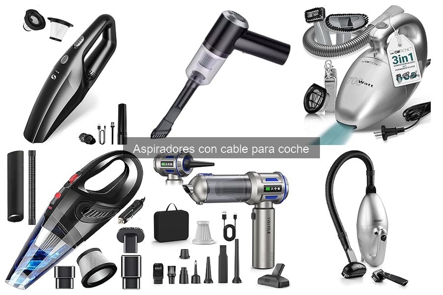¿Qué es un aspirador con cable para coche? Guía y ventajas