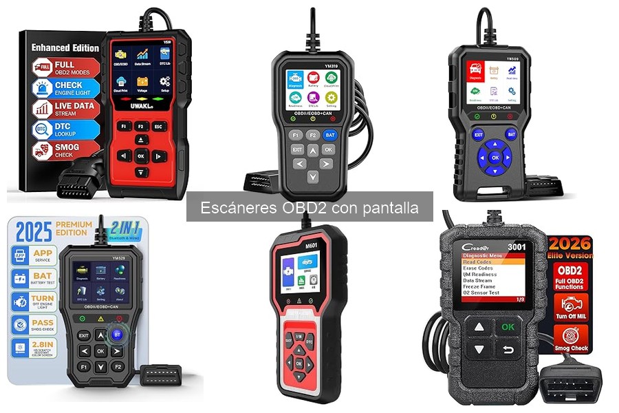 ¿Qué es un escáner OBD2 con pantalla? Funciones y ventajas