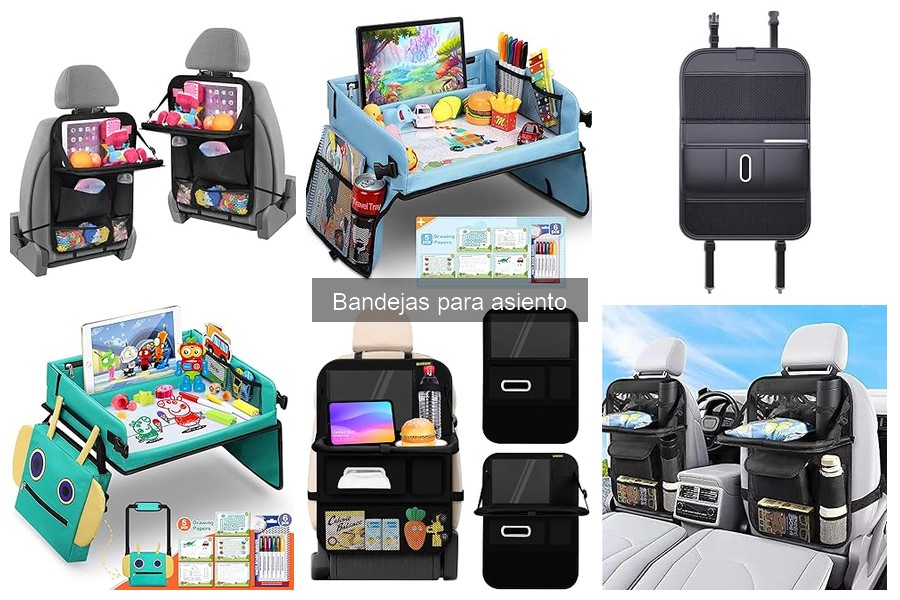 ¿Qué es una bandeja para asiento de coche? Guía y características