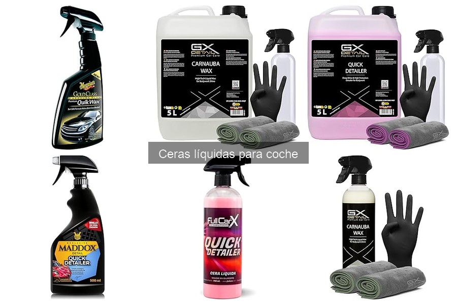 ¿Qué es una cera líquida para coche? Propiedades y funciones