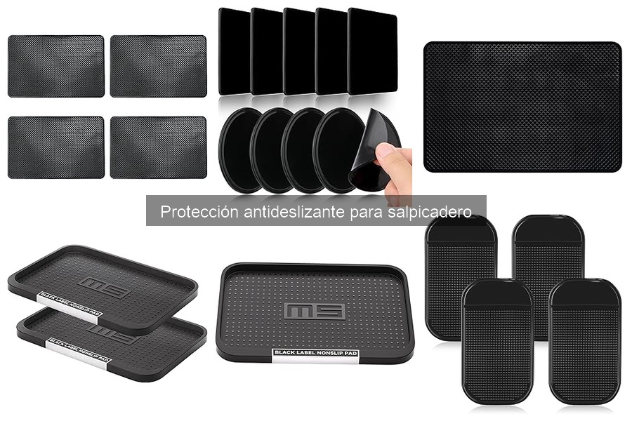 ¿Qué es una protección antideslizante para salpicadero?