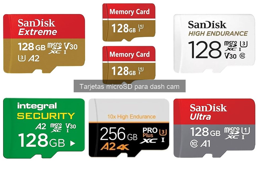 ¿Qué es una tarjeta microSD para dash cam? Función y tipos