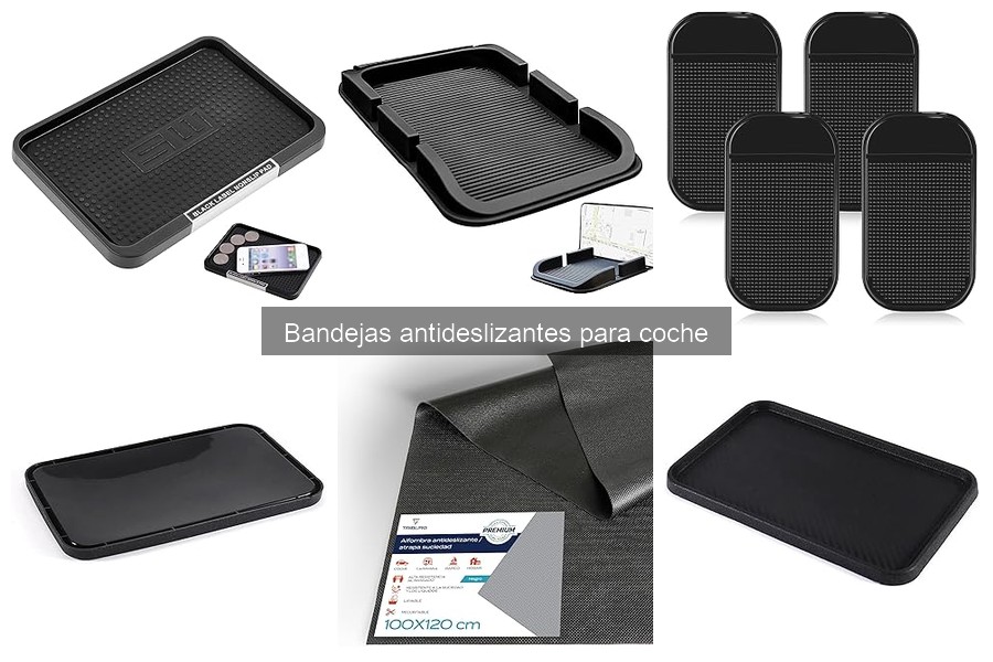 ¿Qué son las bandejas antideslizantes para coche?