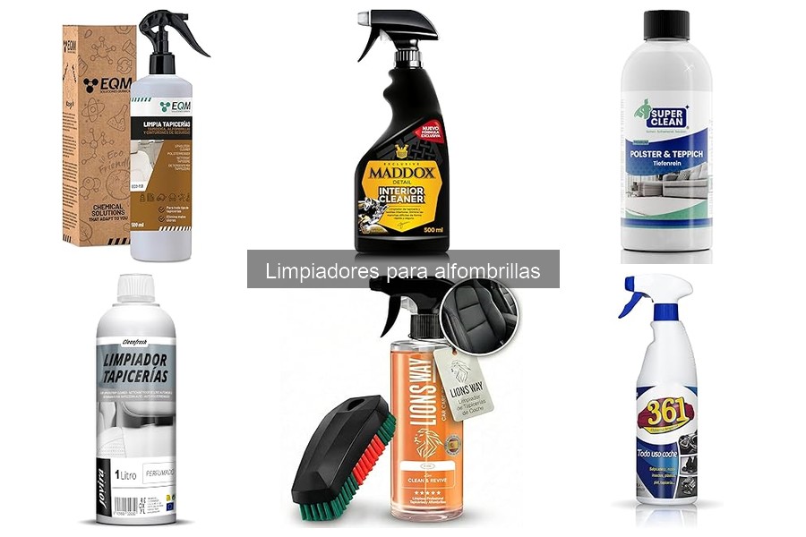 ¿Qué son los limpiadores para alfombrillas de coche?