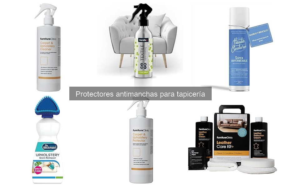¿Qué son los protectores antimanchas para tapicería?