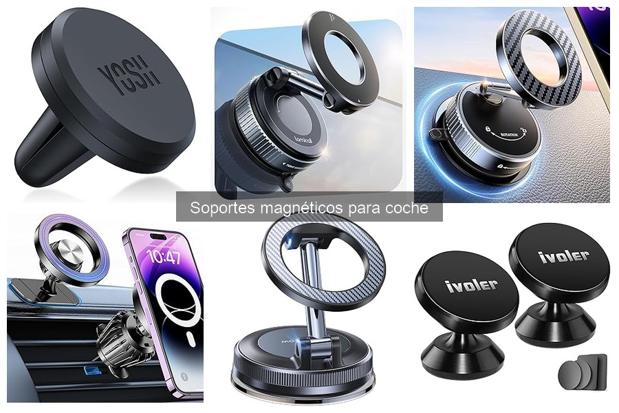 ¿Qué son los soportes magnéticos para coche? Descubre su función