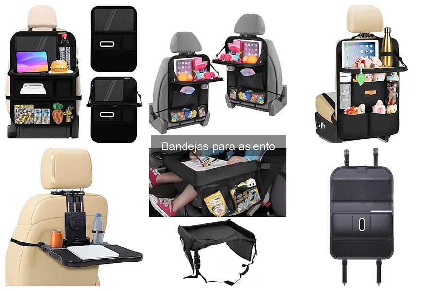 Tipos de bandejas para asiento de coche: Comparativa 2023
