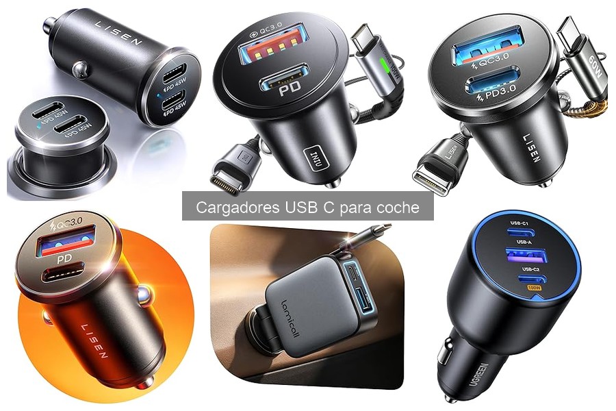 Tipos de Cargadores USB C para Coche: Guía Completa