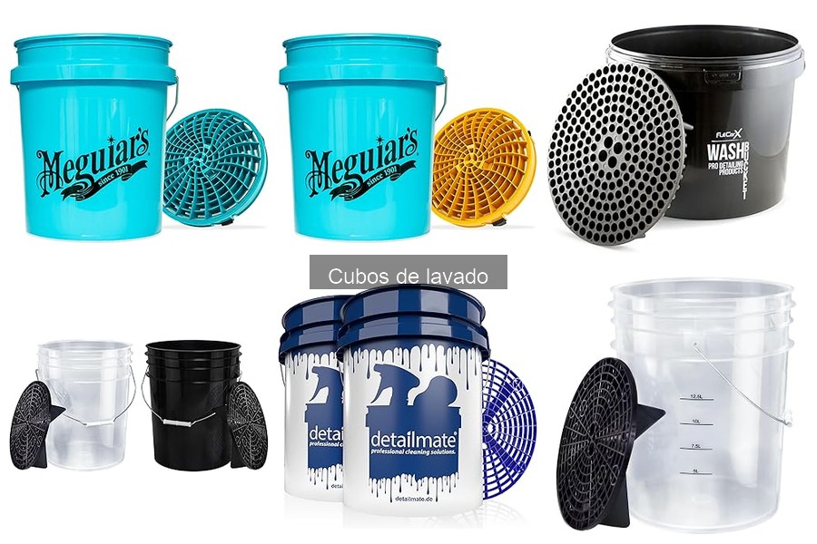 Tipos de cubos de lavado para coches: guía completa