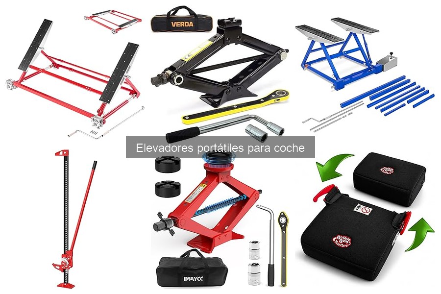 Tipos de elevadores portátiles para coche: Guía completa