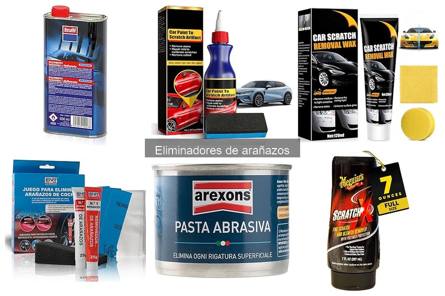 Tipos de eliminadores de arañazos para coches: guía completa