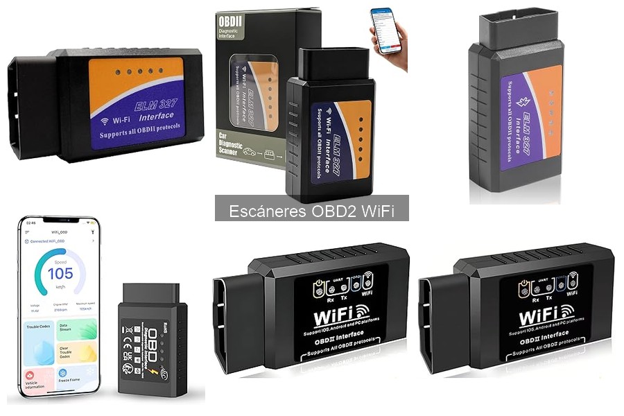** Tipos de escáneres OBD2: WiFi, Bluetooth y más
