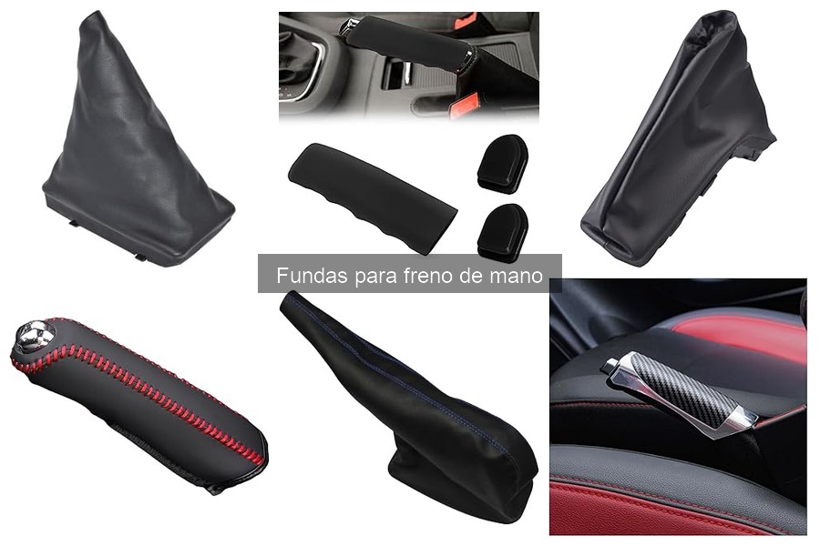 Tipos de fundas para freno de mano: cuero, tela y silicona