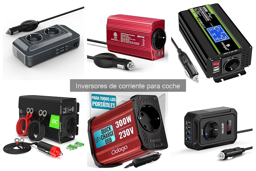 Tipos de inversores de corriente para coche: guía práctica