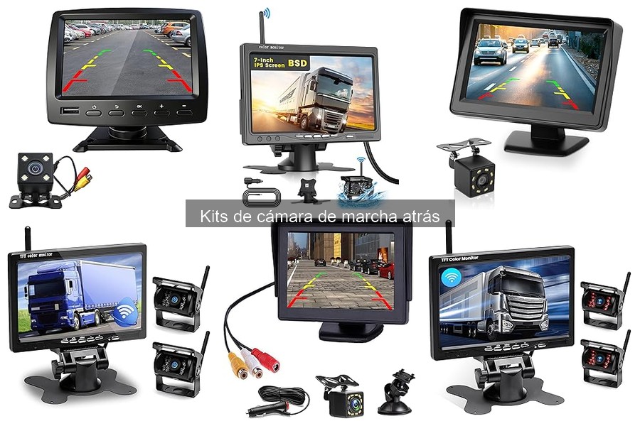 Tipos de kits de cámara de marcha atrás para tu coche