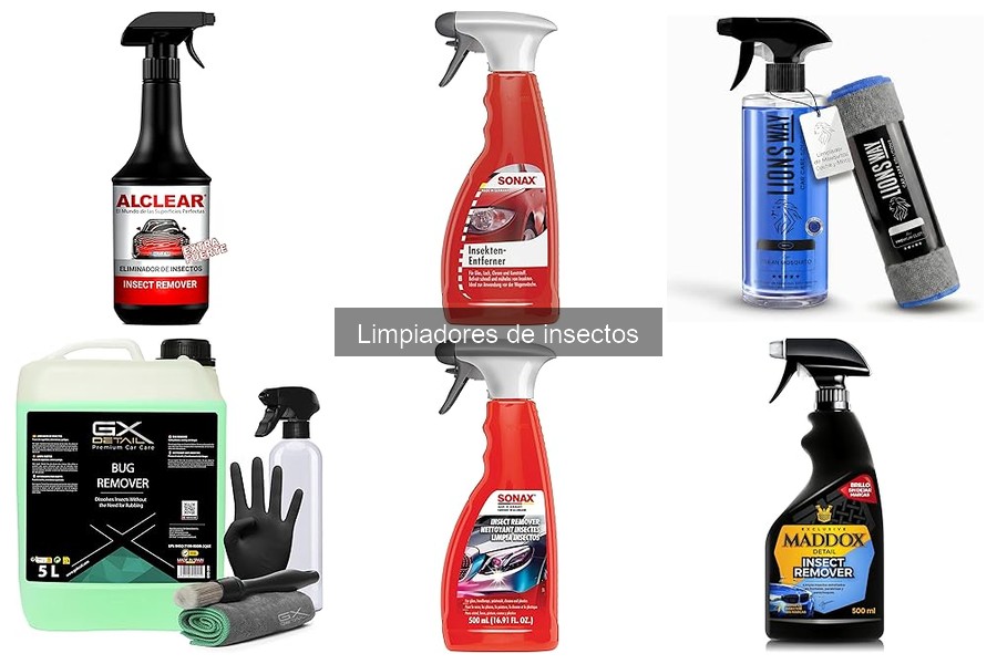 Tipos de limpiadores de insectos para tu coche y moto
