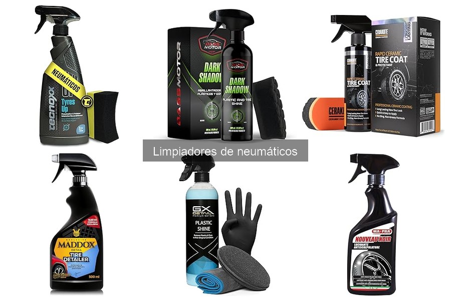 Tipos de limpiadores de neumáticos y sus ventajas