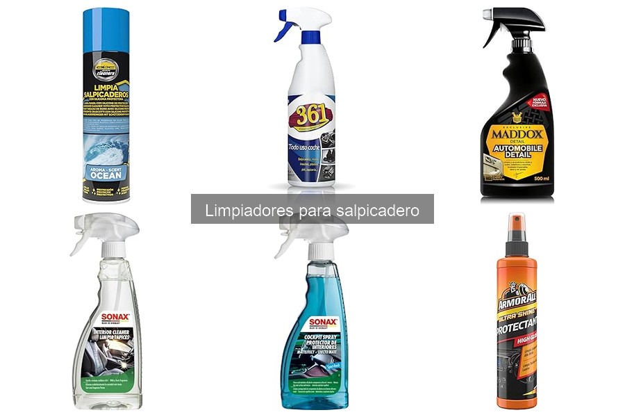 Tipos de limpiadores para salpicadero: guía completa