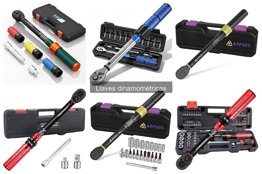 Tipos de llaves dinamométricas y sus usos específicos