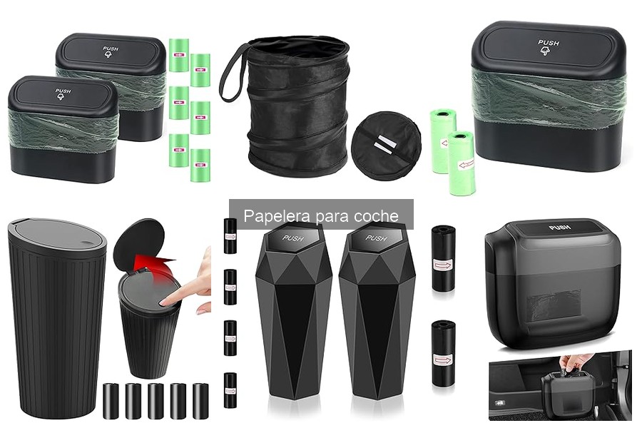 Tipos de Papeleras para Coche: Guía Completa y Opciones