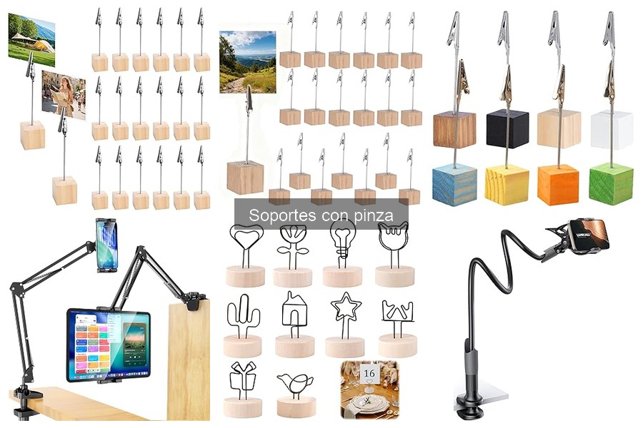 Tipos de soportes con pinza para coche: guía completa