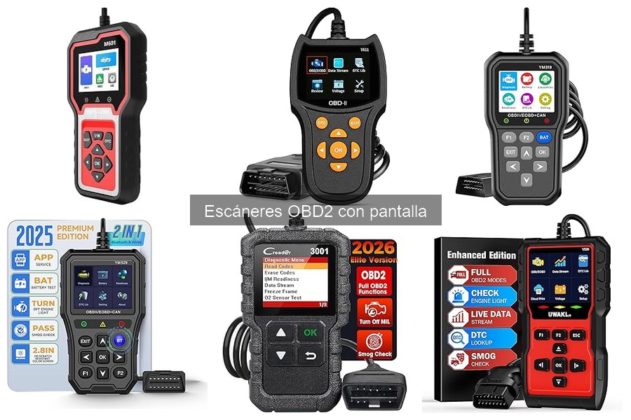 Ventajas de usar escáneres OBD2 con pantalla en tu coche