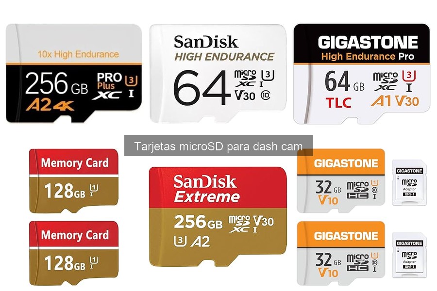 Ventajas de usar tarjetas microSD en dash cam frente a almacenamiento interno