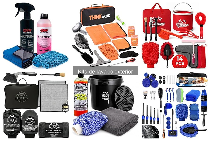 Ventajas de usar un kit de lavado exterior para tu coche