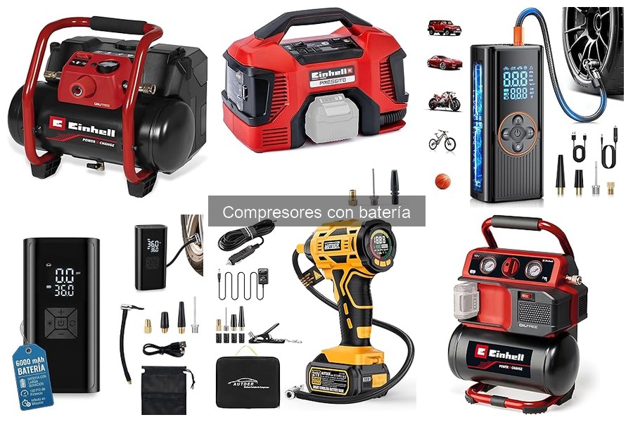 Ventajas y desventajas de compresores con batería para coches