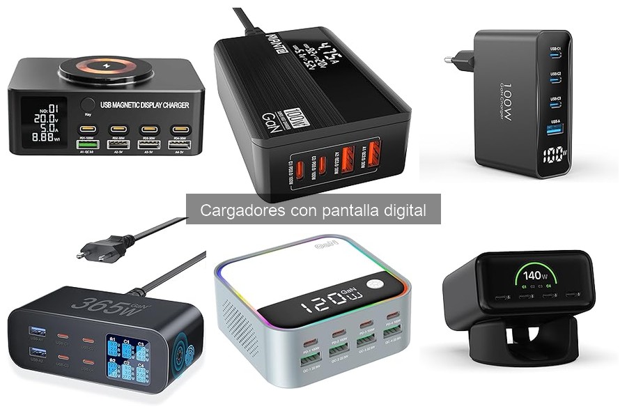 Ventajas y desventajas de los cargadores con pantalla digital